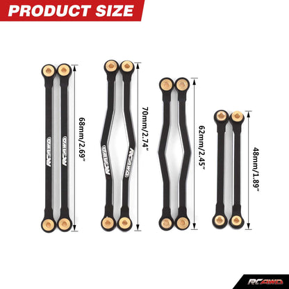 RCAWD Redcat 1/18 Ascent-18 RCAWD Redcat Ascent 18 Front Rear Axle High Clearance Tie Rod Link Linkages