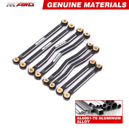 RCAWD Redcat 1/18 Ascent-18 RCAWD Redcat Ascent 18 Front Rear Axle High Clearance Tie Rod Link Linkages