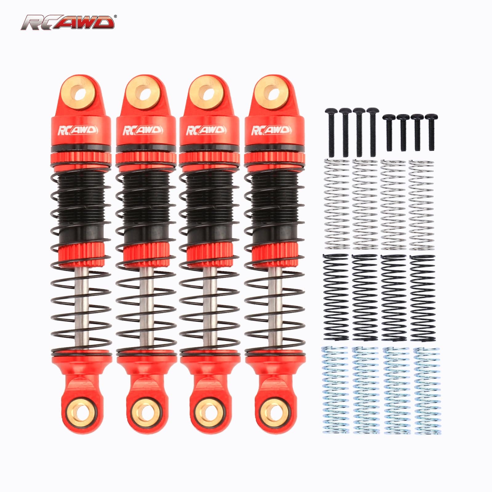 RCAWD Redcat 1/18 Ascent-18 RCAWD Redcat Ascent 18 Oil Filled Front Rear Shocks Absorber Damper Set