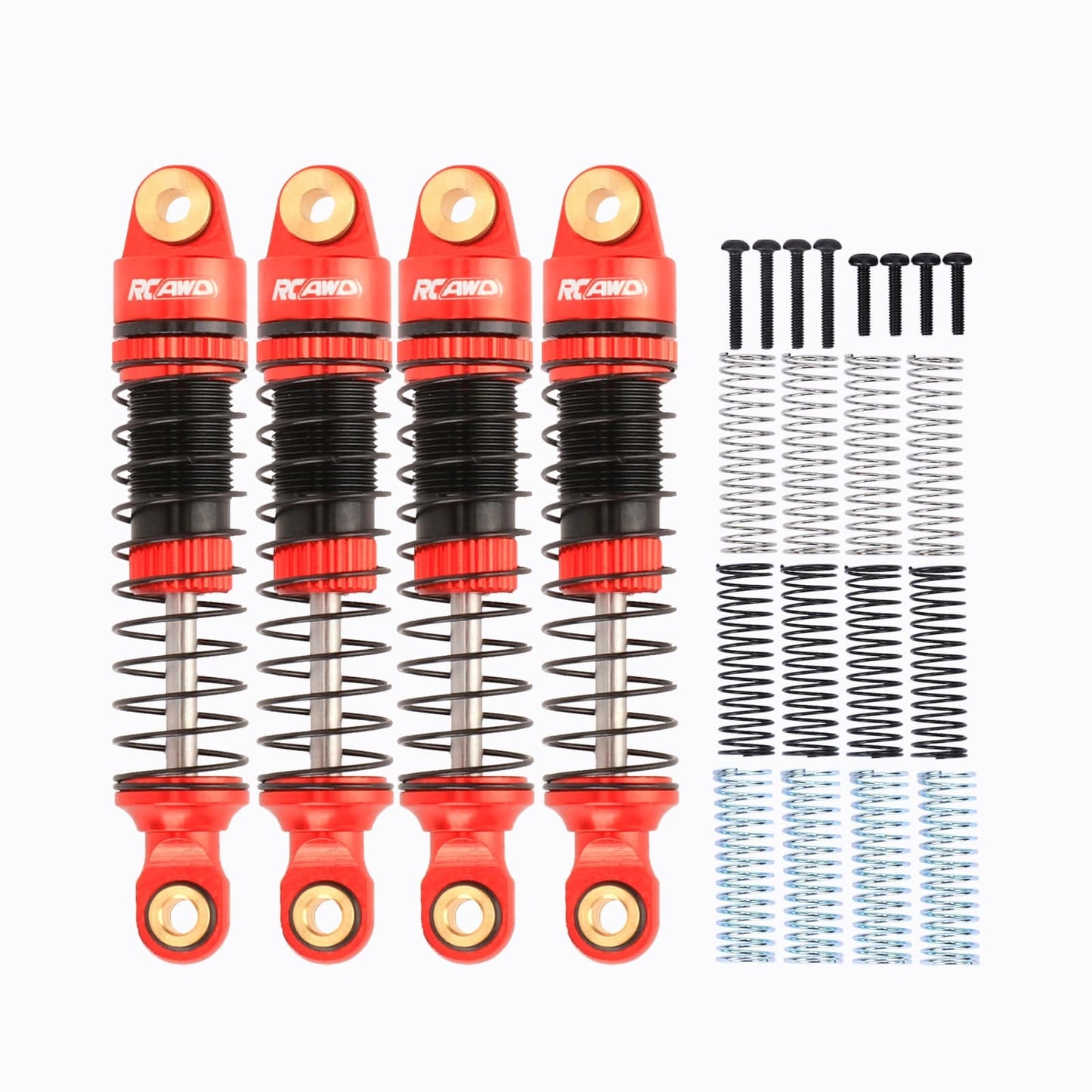 RCAWD Redcat 1/18 Ascent-18 RCAWD Redcat Ascent 18 Oil Filled Front Rear Shocks Absorber Damper Set