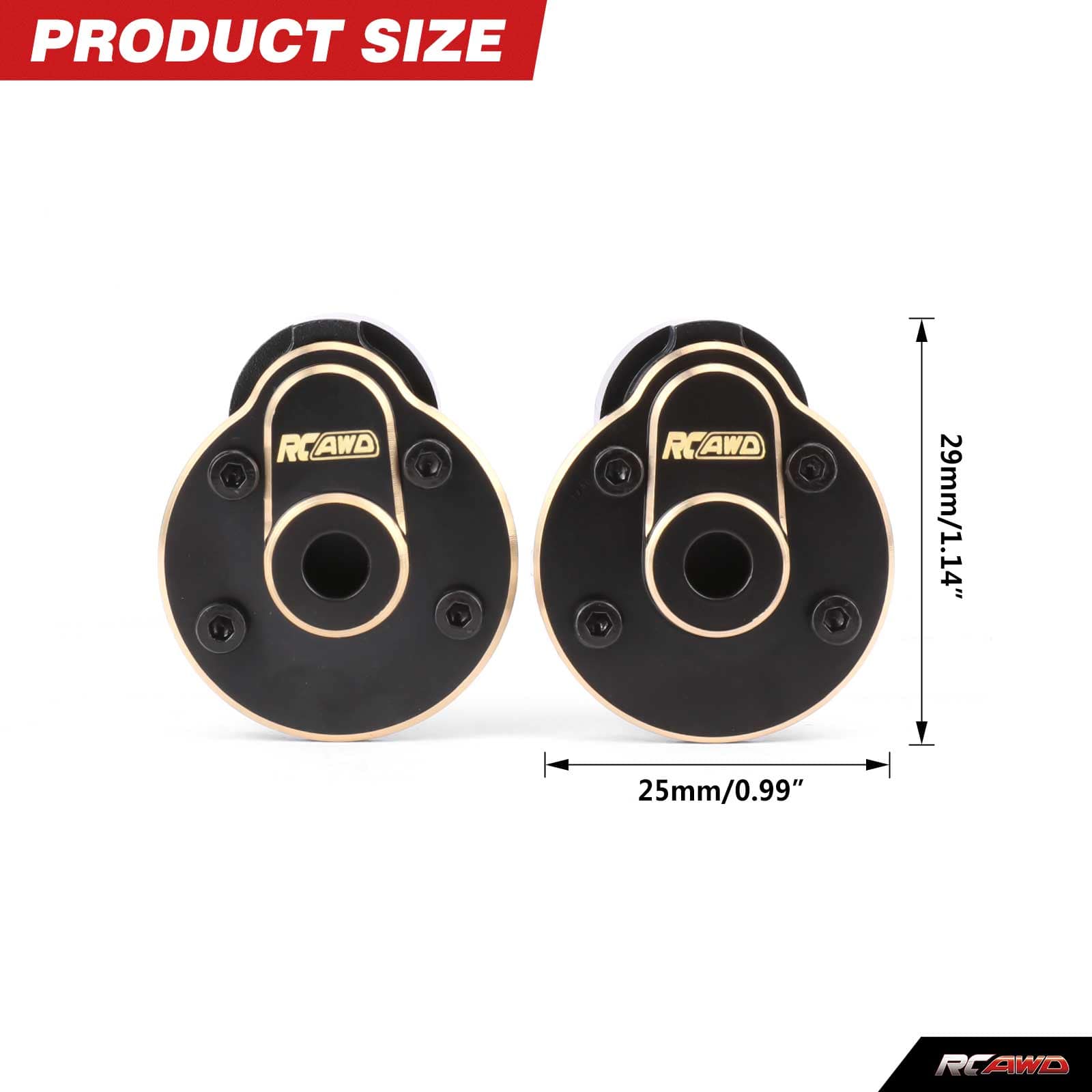 RCAWD Redcat 1/18 Ascent-18 RCAWD Redcat Ascent 18 Rear Inner Portal Cover Housing Set