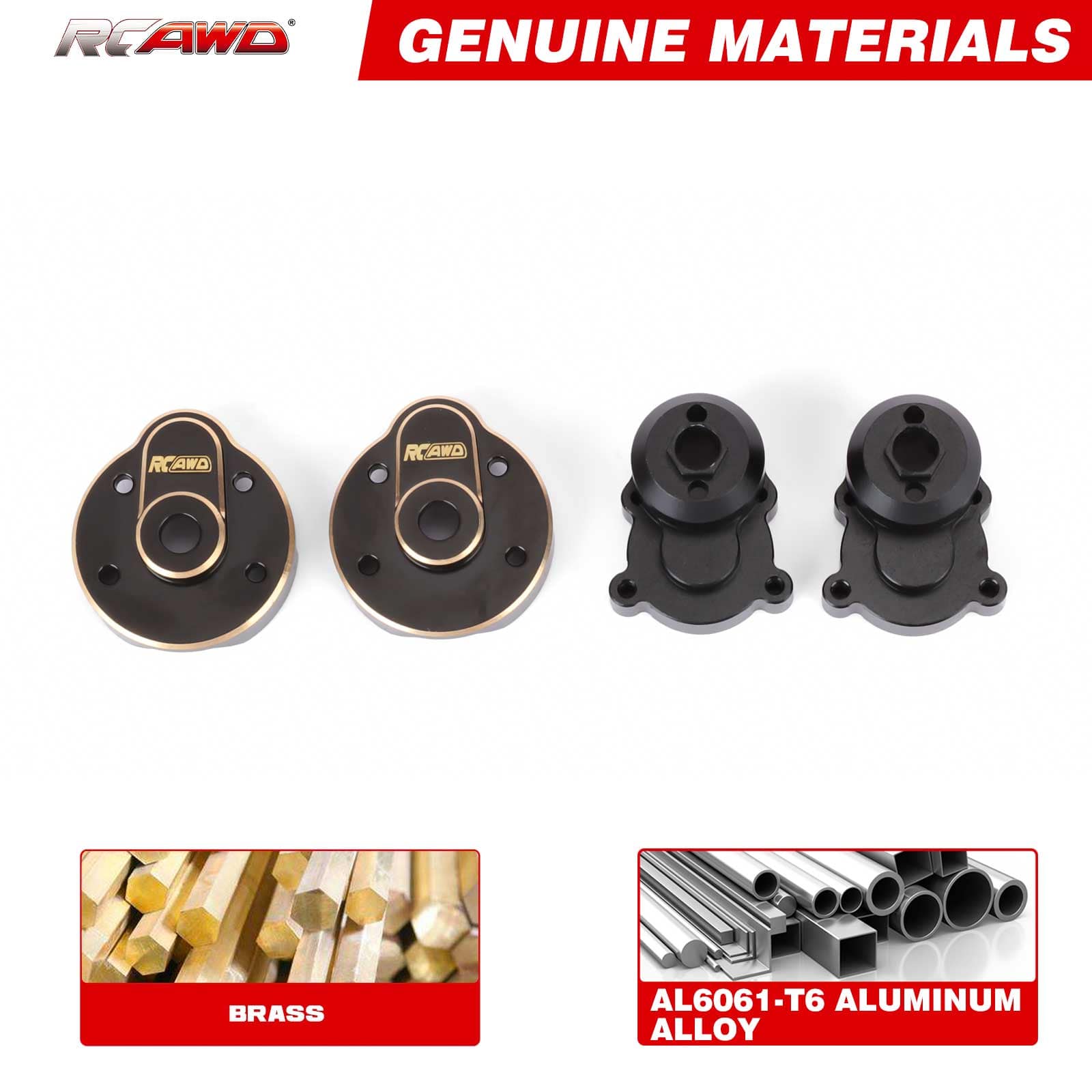 RCAWD Redcat 1/18 Ascent-18 RCAWD Redcat Ascent 18 Rear Inner Portal Cover Housing Set