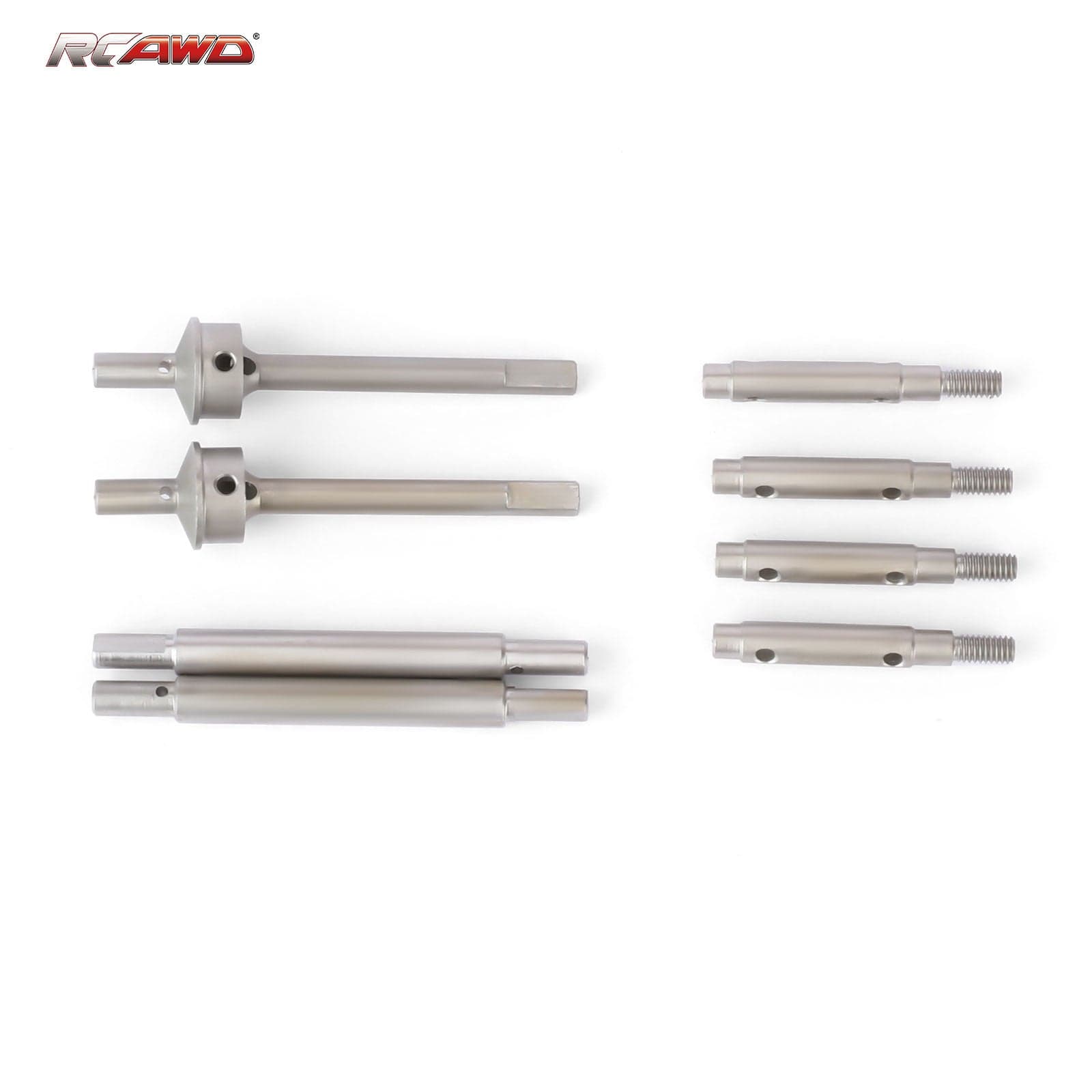 RCAWD Redcat 1/18 Ascent-18 RCAWD Redcat Ascent 18 Stainless Steel Front Rear Portal Axle Shafts