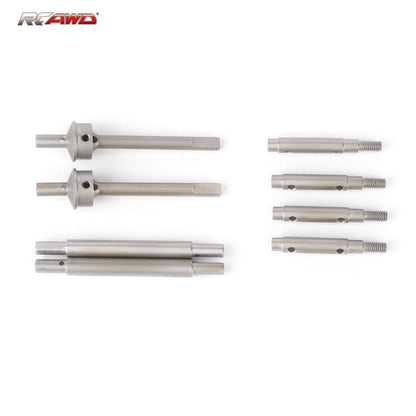 RCAWD Redcat 1/18 Ascent-18 RCAWD Redcat Ascent 18 Stainless Steel Front Rear Portal Axle Shafts
