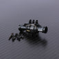 RCAWD Redcat 1/18 Ascent-18 Rear Portal Axle Housing with Brass Axle cover / Black RCAWD Redcat Ascent-18 Front Rear Portal Axle housing Set with Brass cover