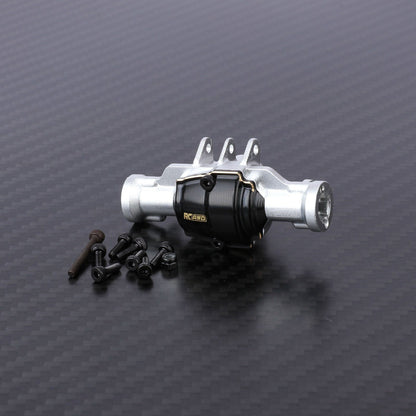 RCAWD Redcat 1/18 Ascent-18 Rear Portal Axle Housing with Brass Axle cover / Silver RCAWD Redcat Ascent-18 Front Rear Portal Axle housing Set with Brass cover