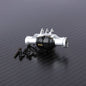 RCAWD Redcat 1/18 Ascent-18 Rear Portal Axle Housing with Brass Axle cover / Silver RCAWD Redcat Ascent-18 Front Rear Portal Axle housing Set with Brass cover