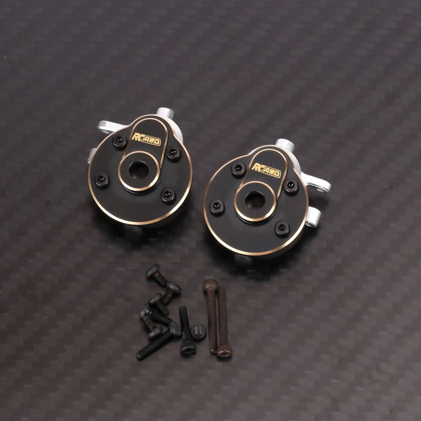 RCAWD Redcat 1/18 Ascent-18 Silver Steering Cup Set RCAWD Redcat Ascent 18 Steering Cup Set with Brass Heavy Weight Portal Box Outer