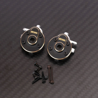 RCAWD Redcat 1/18 Ascent-18 Silver Steering Cup Set RCAWD Redcat Ascent 18 Steering Cup Set with Brass Heavy Weight Portal Box Outer