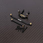 RCAWD Redcat 1/18 Ascent-18 With Black Tie Rod RCAWD Redcat Ascent 18 Brass Servo Mount Set with Steering Linkages