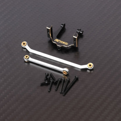 RCAWD Redcat 1/18 Ascent-18 With Silver Tie Rod RCAWD Redcat Ascent 18 Brass Servo Mount Set with Steering Linkages