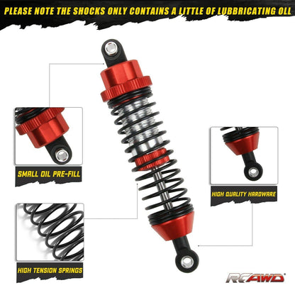 RCAWD REDCAT Blackout SC XBE XTE & PRO version RCAWD RedCat Blackout Shocks 4pcs D2-BS214-011NB