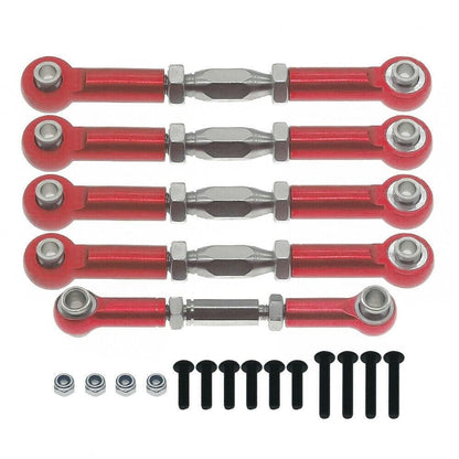 RCAWD REDCAT BlackoutSC Red RCAWD RedCat Blackout upgrades alloy turnbuckles set
