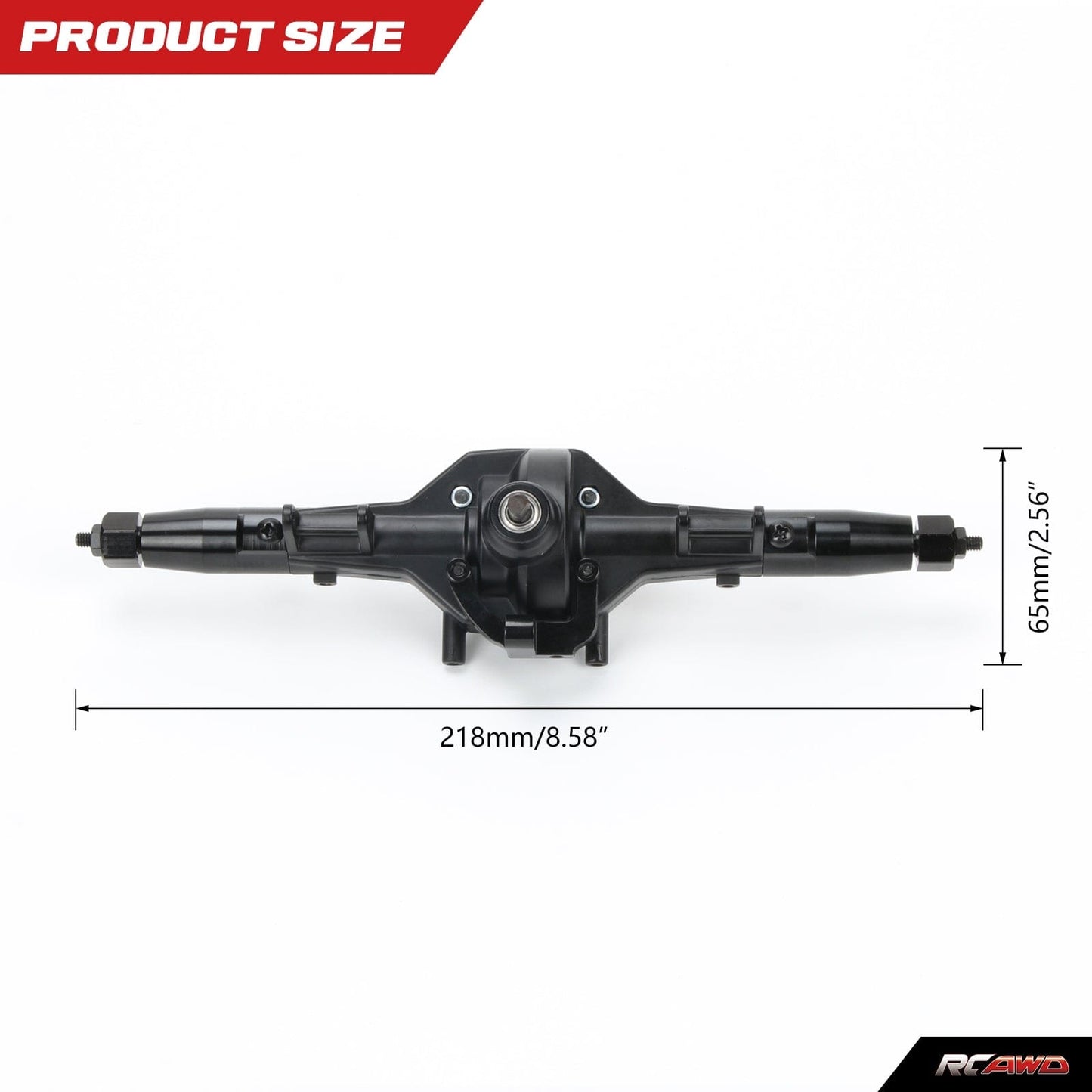 RCAWD REDCAT GEN7 RCAWD Rear Axle Housing With Metal Gear For Redcat Everest Gen7 Pro & Sport 180211 Alloy Upgrade Parts