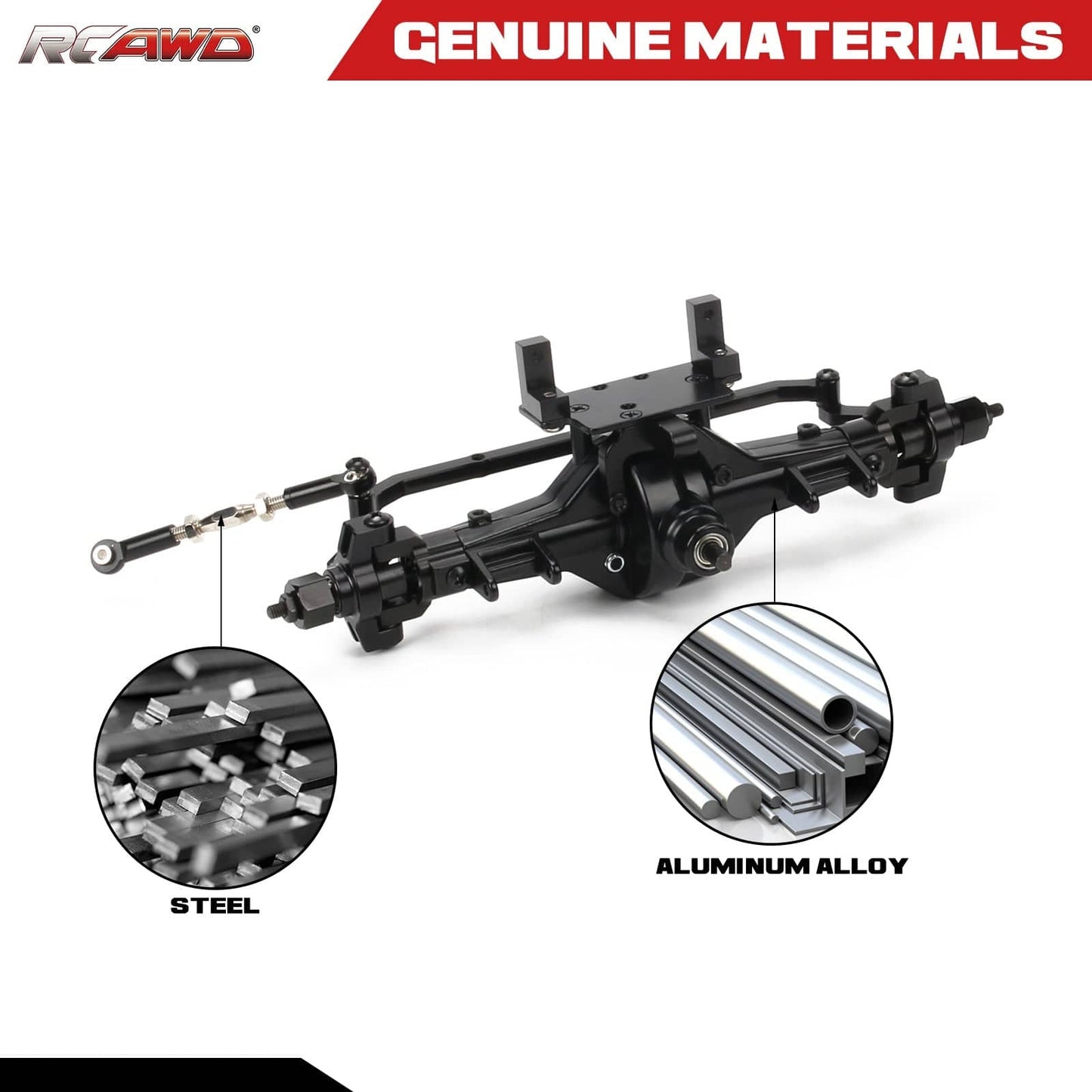 RCAWD REDCAT GEN7 RCAWD RedCat Everest Gen7 upgrade Front Axle Assembly