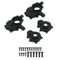 RCAWD REDCAT GEN8 Front Outer Portal Housing Set RCAWD RedCat Gen8 upgrade Parts kits Black