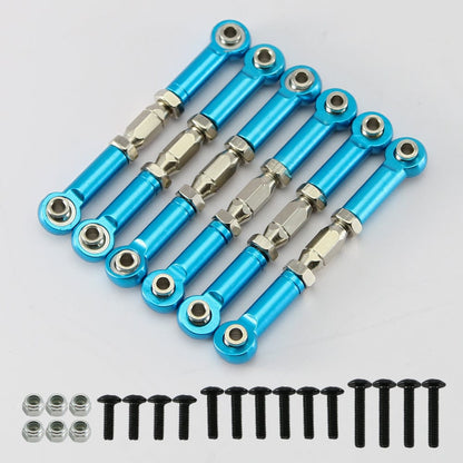 RCAWD REDCAT Volcano Blue RCAWD Volcano Upgrades 6pcs Steering Linkage Set