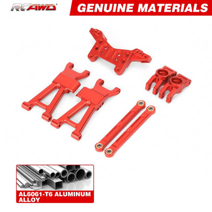 RCAWD REDCAT Volcano RCAWD Redcat HAIBOXING HPI 1/16 Rear Suspension Arms C-hub Set