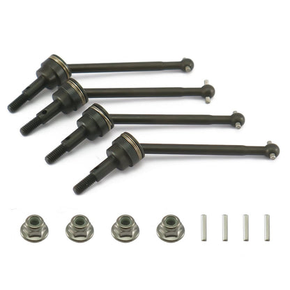 RCAWD REDCAT Volcano RCAWD Redcat Lightning STK Upgrades F/R CVD Driveshaft 4pcs for 1:10 Brushed Electric On Road Car