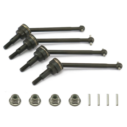 RCAWD REDCAT Volcano RCAWD Redcat Lightning STK Upgrades F/R CVD Driveshaft 4pcs for 1:10 Brushed Electric On Road Car