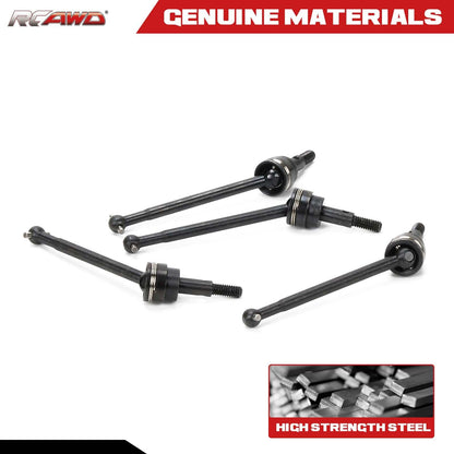 RCAWD REDCAT Volcano RCAWD Redcat Lightning STK Upgrades F/R CVD Driveshaft 4pcs for 1:10 Brushed Electric On Road Car