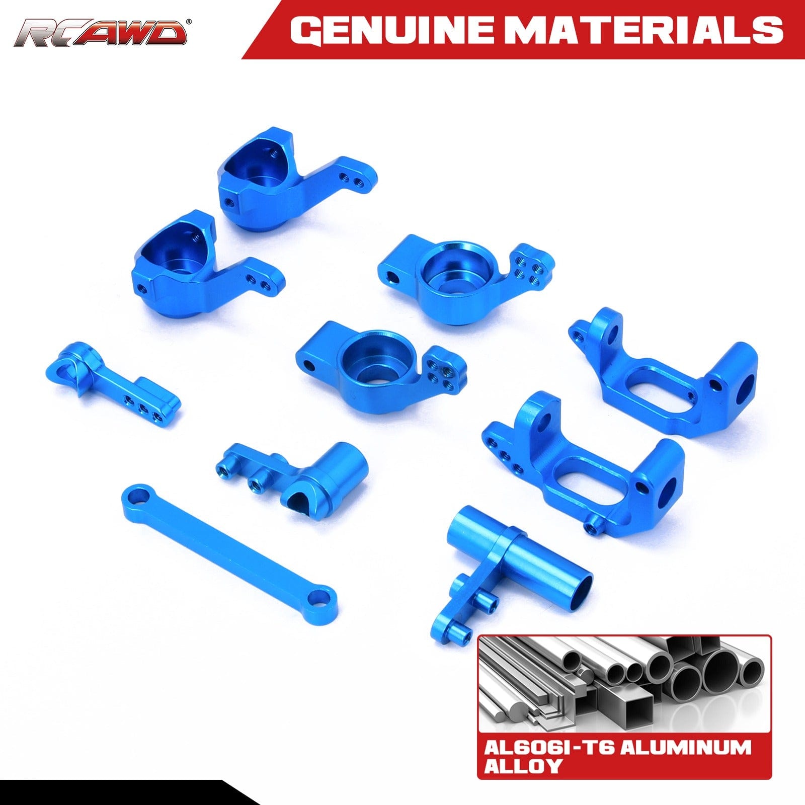 RCAWD Redcat Volcano Upgrades Aluminum F/R Steering Knuckles Hub