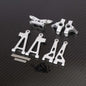 RCAWD REDCAT Volcano Silver RCAWD Redcat HAIBOXING HPI 1/16 Front Steering Knuckles Suspension Arms Set