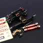 RCAWD RGT 1/24 Front rear portal axle set / Black RCAWD RGT 1/24 RC Crawler upgrades Portal Axle with Center drive shaft