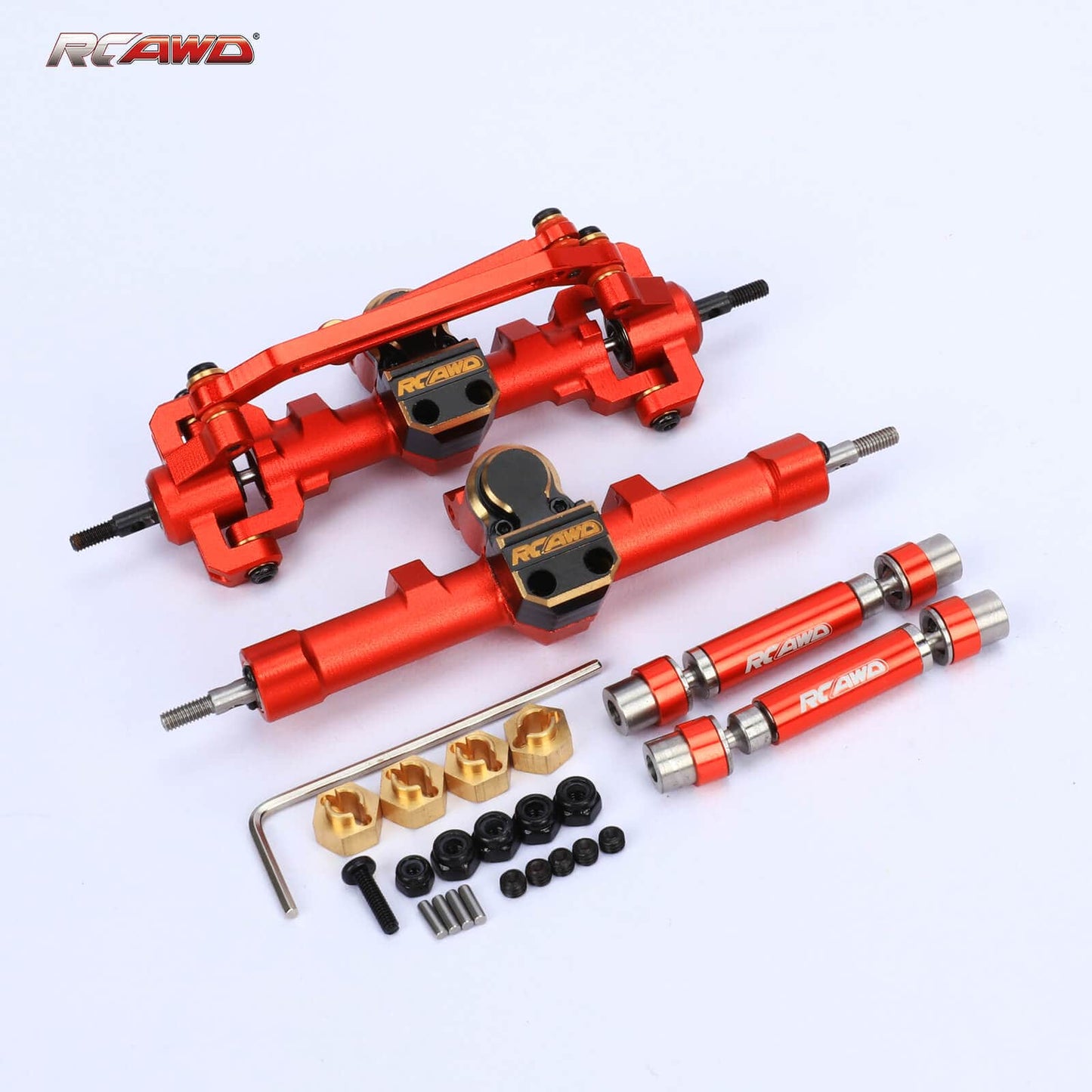 RCAWD RGT 1/24 RCAWD RGT 1/24 RC Crawler upgrades Portal Axle with Center drive shaft