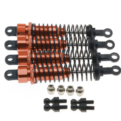 RCAWD RGT136100 Orange RCAWD 4pcs  front rear shock absorber damper for ECX 1/12 Barrage 1/18 Temper 1/10 RGT 136100 and FTX Outback crawler parts