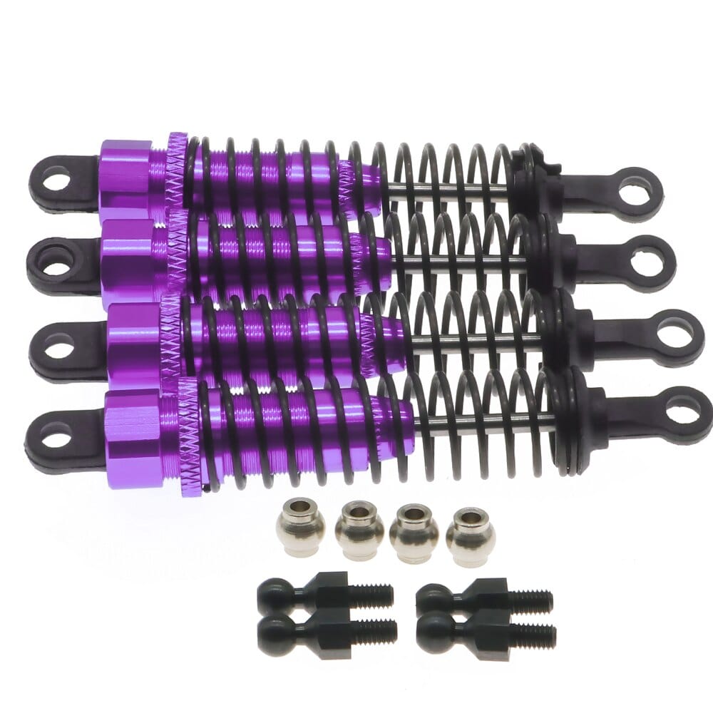 RCAWD RGT136100 Purple RCAWD 4pcs  front rear shock absorber damper for ECX 1/12 Barrage 1/18 Temper 1/10 RGT 136100 and FTX Outback crawler parts