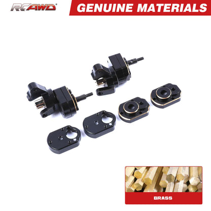 RCAWD SCX24 Axle upgrades to Potal Axle Kit compatible with AX24 SCX2570 - RCAWD