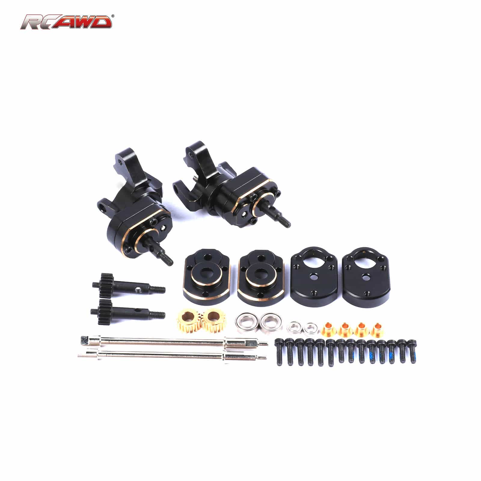 RCAWD SCX24 Axle upgrades to Potal Axle Kit compatible with AX24 SCX2570 - RCAWD