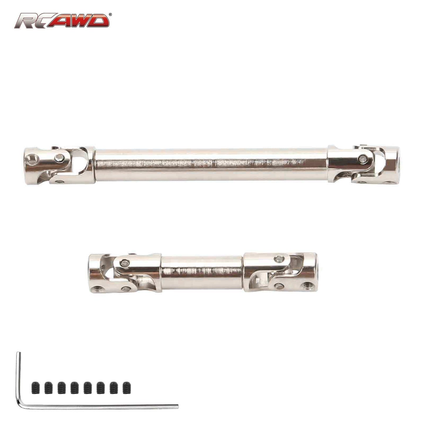 RCAWD SCX24 Gladiator #45 steel center Driveshaft Set SCX2498S - RCAWD