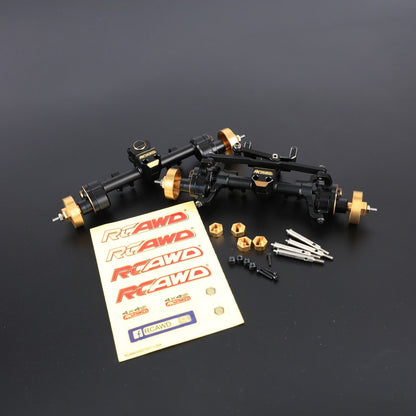 RCAWD SCX24 Portal Axle +6mm With 12T Gears - RCAWD