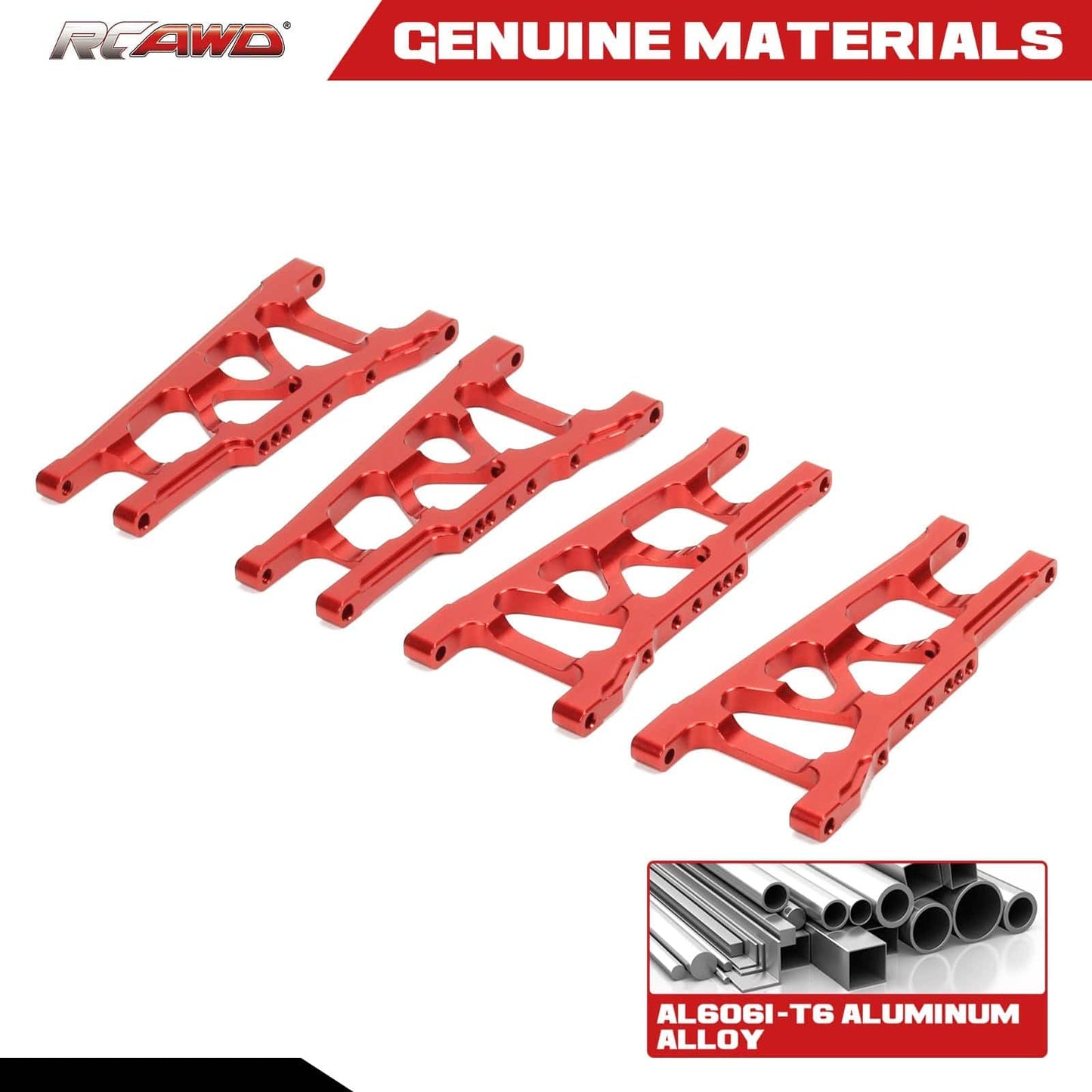 RCAWD Slash 4WD Aluminium Suspension Arms - RCAWD