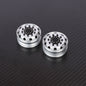 RCAWD Tamiya 1/14 Tractor Truck Series Black RCAWD Tamiya Tractor Truck Bearing Front Beadlock Wheel Rims 2PCS