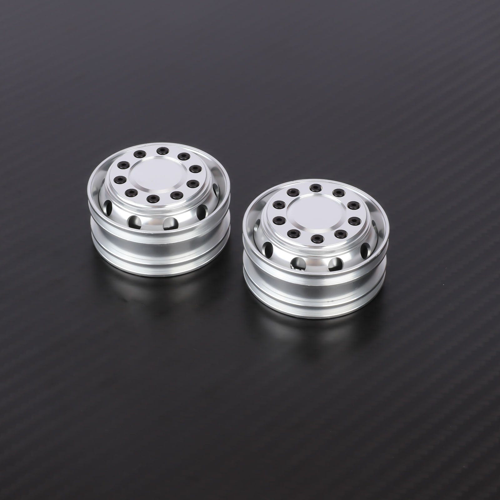 RCAWD Tamiya 1/14 Tractor Truck Series H12 Hex hub RCAWD Tamiya Tractor Truck Front Beadlock Wheel Rims 2PCS
