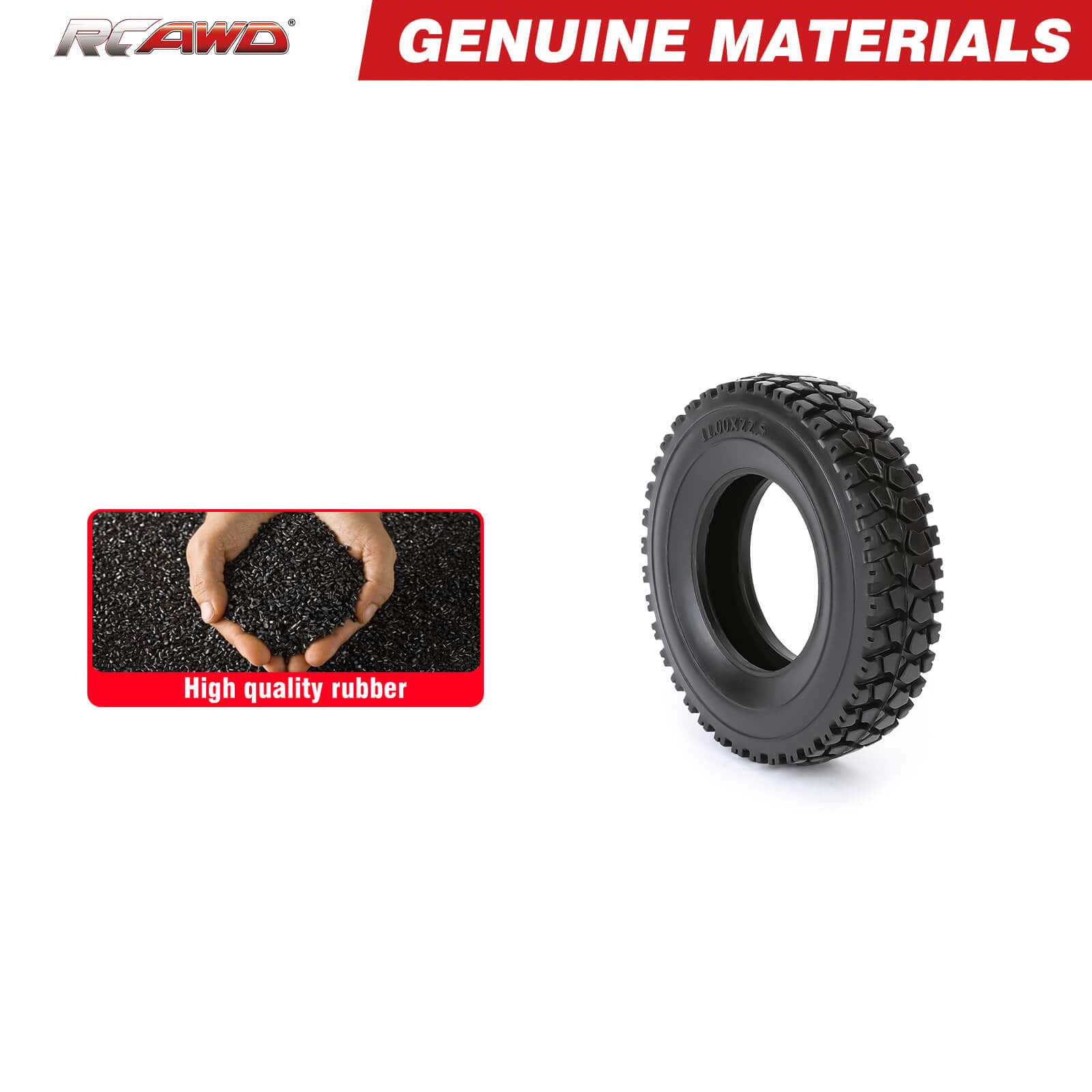 RCAWD Tamiya 1/14 Tractor Truck Series RCAWD 88MM 86MM 84MM Rubber Tires for Tamiya 1/14 Tractor Truck Series Upgrade Parts