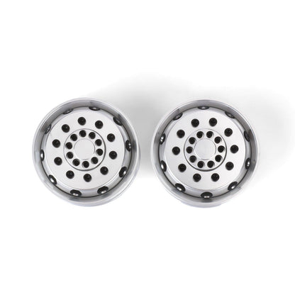 RCAWD Tamiya 1/14 Tractor Truck Series RCAWD Tamiya Tractor Truck Bearing Front Beadlock Wheel Rims 2PCS