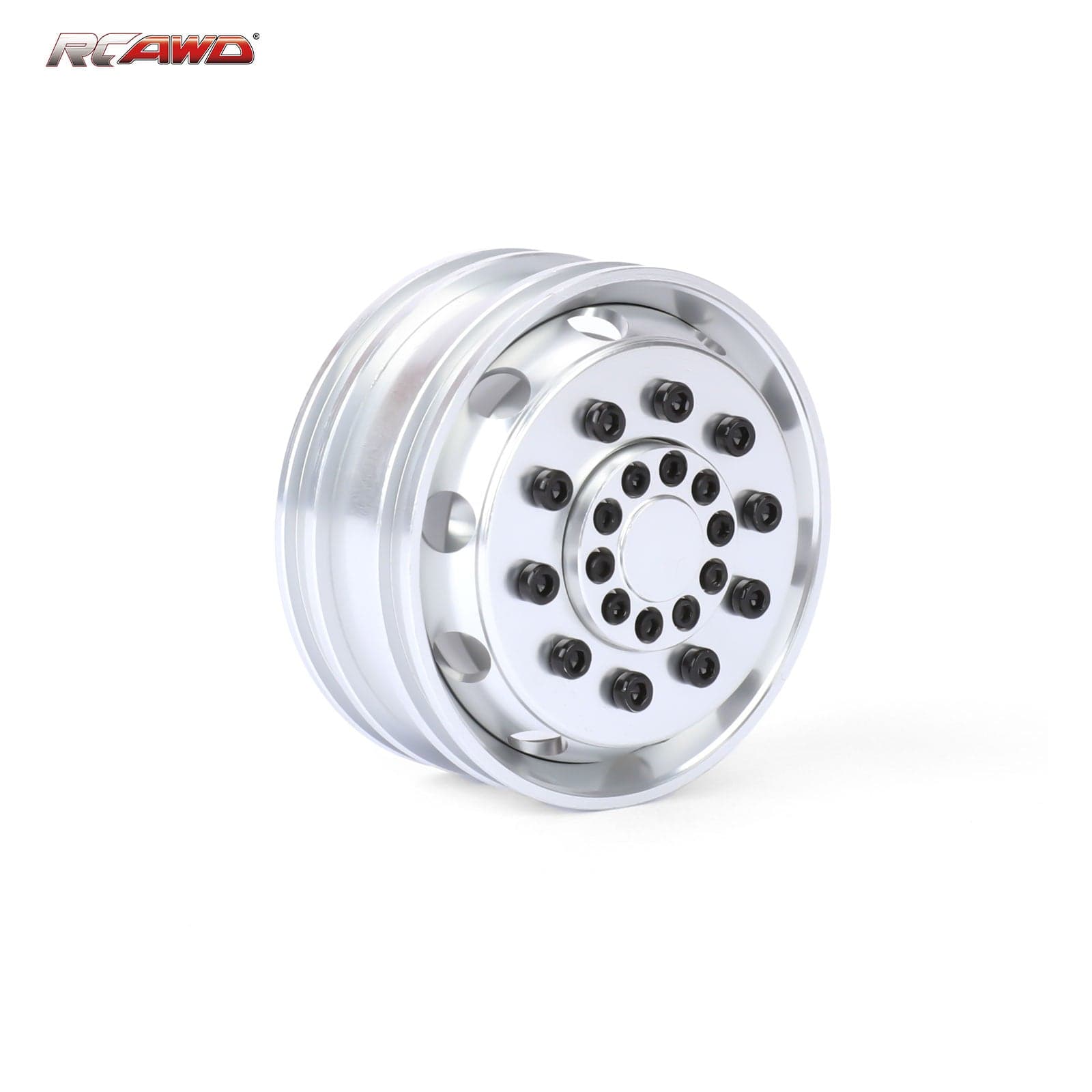 RCAWD Tamiya 1/14 Tractor Truck Series RCAWD Tamiya Tractor Truck H12 Hex hub Front Beadlock Wheel Rims 2PCS