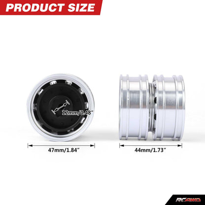 RCAWD Tamiya 1/14 Tractor Truck Series RCAWD Tamiya Tractor Truck Rear Wheel Rims 4PCS