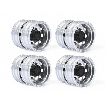 RCAWD Tamiya 1/14 Tractor Truck Series RCAWD Tamiya Tractor Truck Rear Wheel Rims 4PCS
