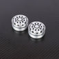 RCAWD Tamiya 1/14 Tractor Truck Series Silver RCAWD Tamiya Tractor Truck Bearing Front Beadlock Wheel Rims 2PCS