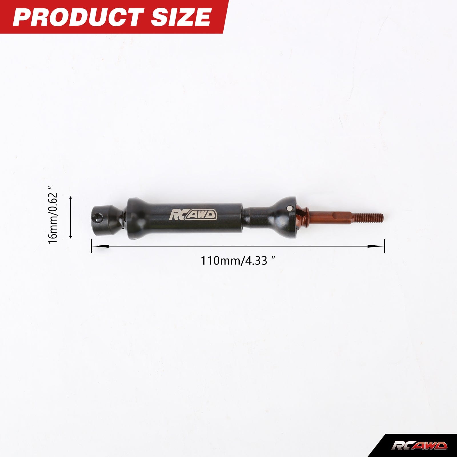 RCAWD Traxxas 1/10 Slash 4X4 Heavy - duty CVD Driveshaft CVA Axles - RCAWD