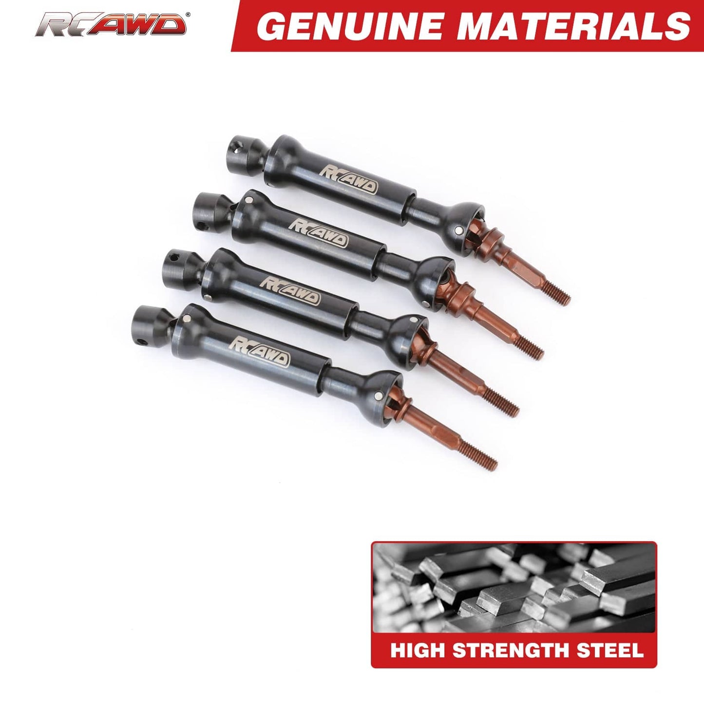 RCAWD Traxxas 1/10 Slash 4X4 Heavy - duty CVD Driveshaft CVA Axles - RCAWD