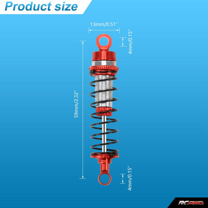 RCAWD Traxxas Latrax RCAWD 1/18 Traxxas Latrax 65mm Oil-filled Shock Absorber