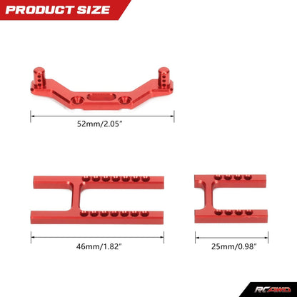 RCAWD Traxxas Latrax RCAWD  1/18 Traxxas Latrax Aluminium Front Rear Body Mounts