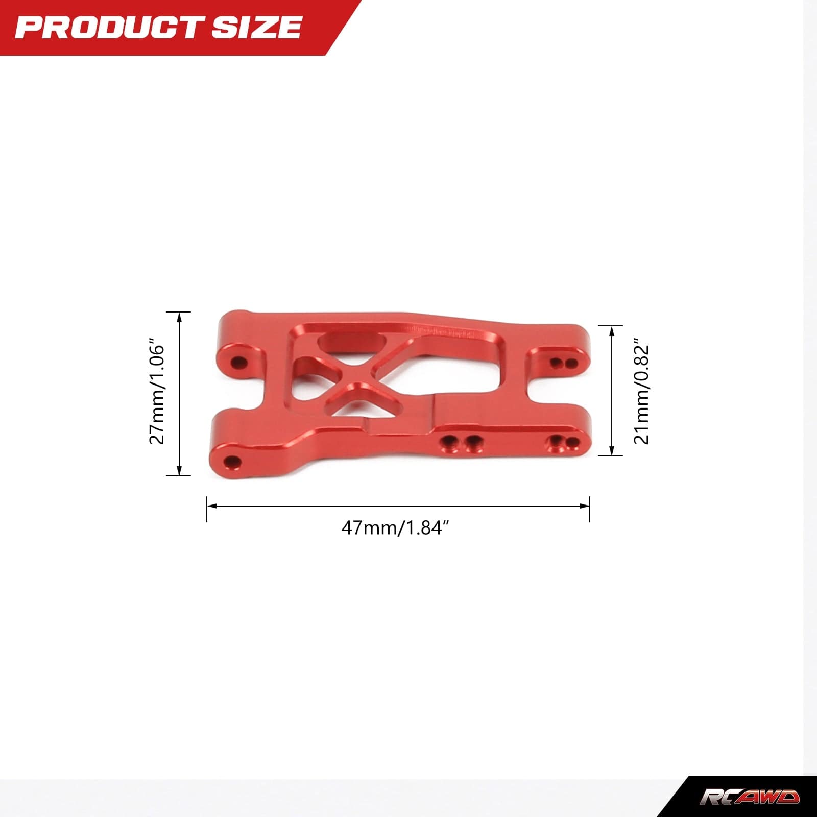 RCAWD Traxxas Latrax RCAWD  1/18 Traxxas Latrax Aluminium Suspension Arms