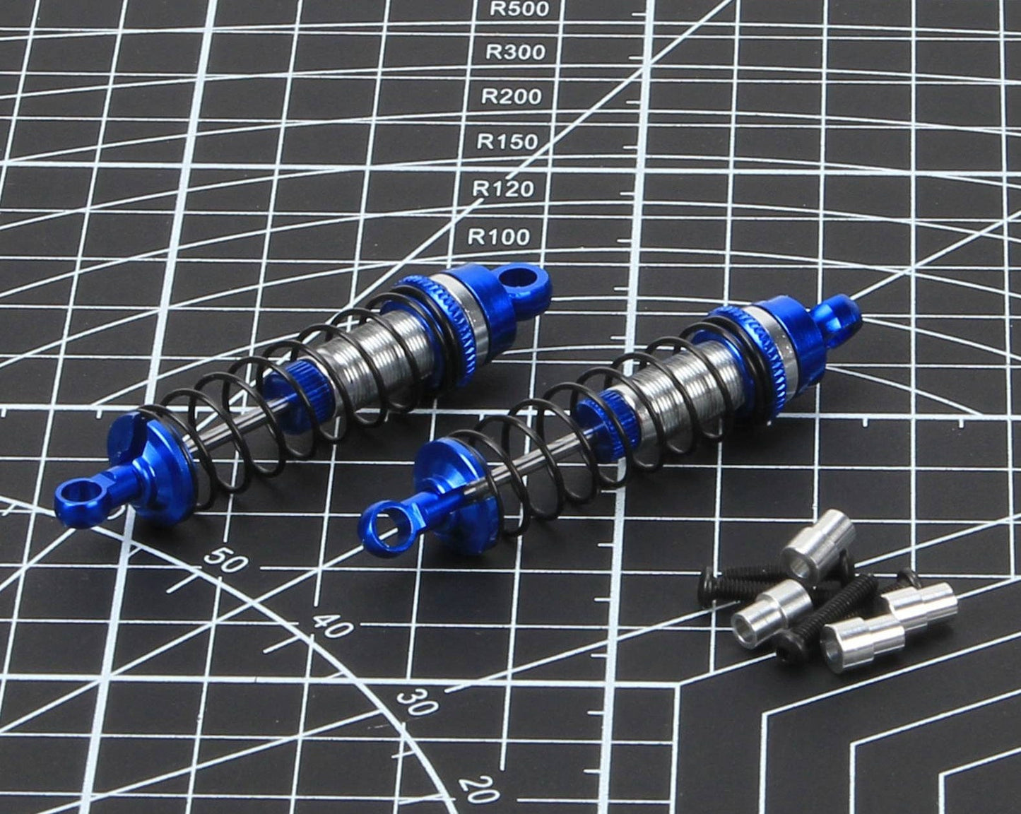 RCAWD Traxxas Latrax RCAWD Oil-filled Assembled with Springs Shocks 2pcs for 1/18 Traxxas Latrax Upgrades